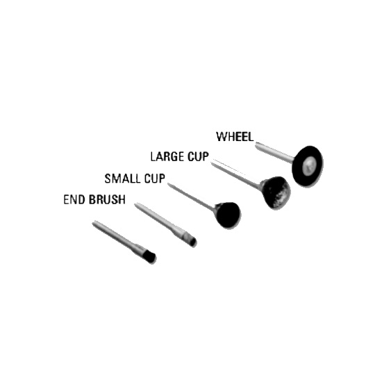 PBR7 BRASS BRUSH 3/16'' (10x) STYLE END BRUSH DME eSTORE