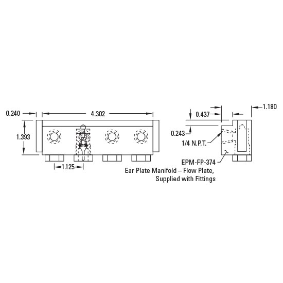 MUD 4COUPLER STANDARD MANIFOLD SET OF (2) DME eSTORE