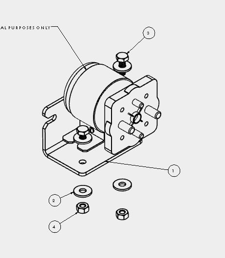 KIT, RELAY BRACKET, CONT BOX | Schwarze eStore