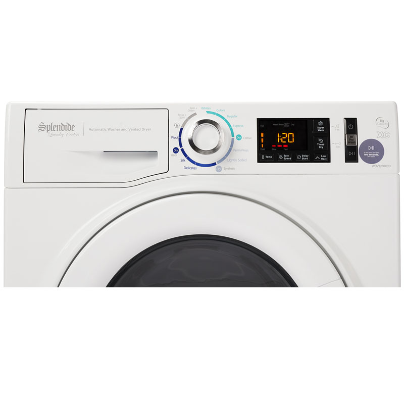 WASHER/DRYER COMBO SPLENDIDE VENTED WHITE WDV2200XCD REV Parts Store